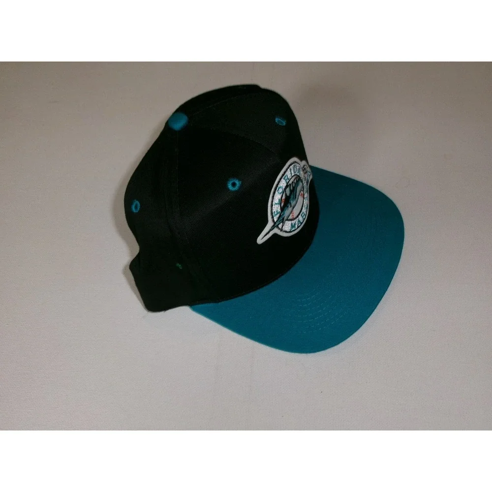 FLORIDA MARLINS 90S SNAPBACK 00S HAT CAP VINTAGE DEADSTOCK H3